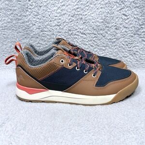 Forsake Banks Low Mens Size 10.5 Hiking Shoes Sneakers Navy Orange Leather